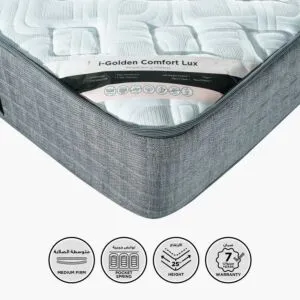 مرتبة توين بنوابض جيبية من آي جولدن كومفورت لوكس