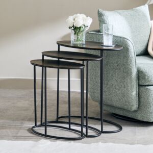 طاولات متداخلة من كلاد - طقم من 3 قطع