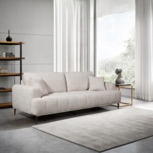 كنبة ثلاثية مع وسادتين بورتو