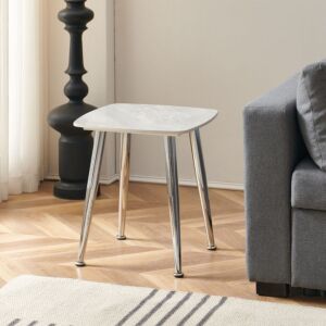 طاولة جانبية الحجر الملبد سيان