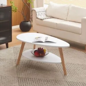 طاولة قهوة مع رف من موڤو إلجا