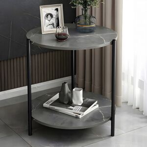 طاولة جانبية مستديرة مع رف من موڤو لولا