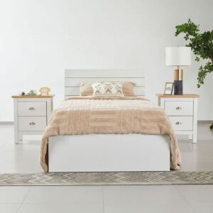 سرير فردي بوحدة تخزين هيدروليك من فرانكفورت - 90x200 سم