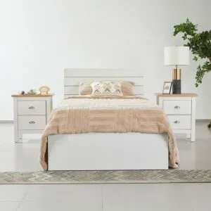 سرير فردي بوحدة تخزين هيدروليك من فرانكفورت - 90x200 سم