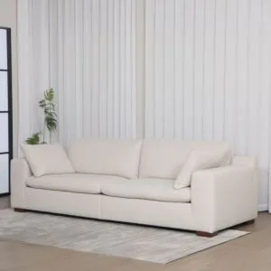 كنبة رباعية مع وسادتين للذراع من فيكتوريا