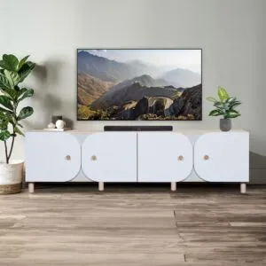 وحدة تلفزيون بـ 4 أبواب للأجهزة حتى 70 بوصة من أركا