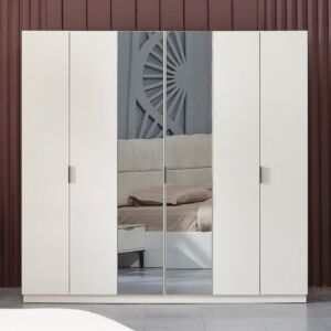 دولاب ملابس 6 أبواب مع مرايا من سوهـو