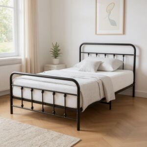 سرير كوين معدني موڤو أركاديا 140x200 سم