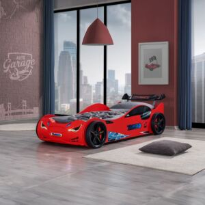 سرير فردي بتصميم سيارة فانيلا تيربولا 90x190 سم