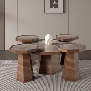 طقم طاولة قهوة 5 قطع هيتا