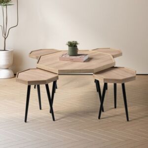 طقم طاولة قهوة 5 قطع فريدل