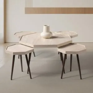 طقم طاولة قهوة 5 قطع فريدلي