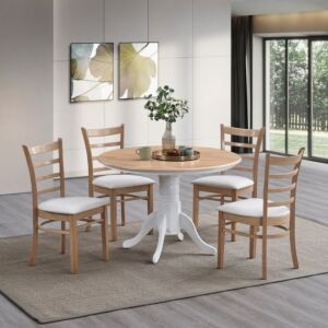 طقم طعام دائري 4 اشخاص كليو