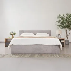 سرير كينغ منجد بمساحة تخزين هيدروليك فرانكفورت نكست 180x200 سم