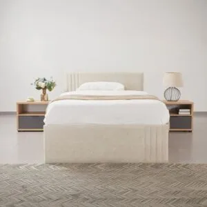 سرير توين منجد بتخزين هيدروليك نيكست فرانكفور 120x200 سم