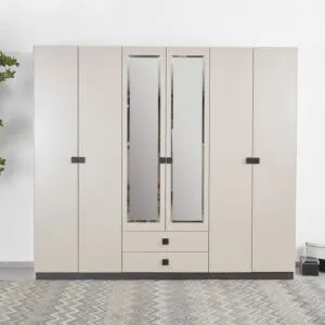 دولاب ملابس 6 أبواب ودرجين أوريون راي