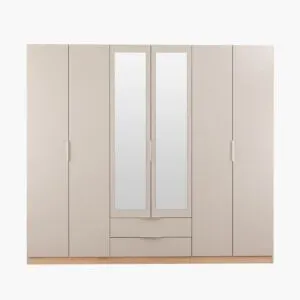 دولاب ملابس 6 أبواب ودرجين أوريون مودينا