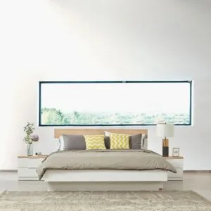 طقم غرفة نوم كينغ 5 قطع ميلان 180x200 سم