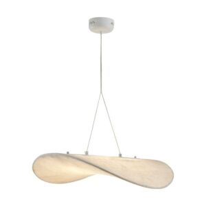 إنارة معلقة كوكون حرير تيفك - ابيض