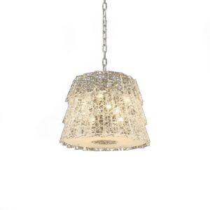 إنارة معلقة تويل كريستال كلاسيك - ابيض