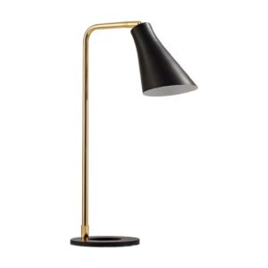 ابجورة طاولة مودرن لمس - اسود وذهبي