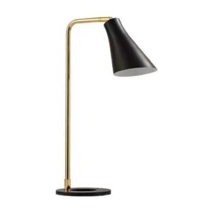 ابجورة طاولة مودرن لمس - اسود وذهبي