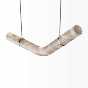 إنارة معلقة رخام اسباني منحنى