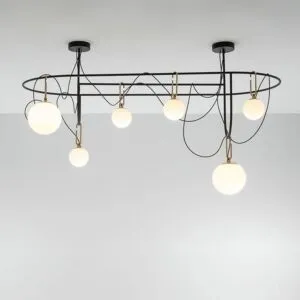 إنارة معلقة كرادل 169 سم - أسود