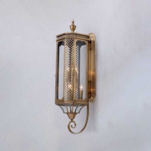 اضاءة جدارية لوتون مربع مزخرفة