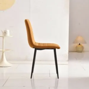 كرسي طاولة طعام لوركا - برتقالي فاتح