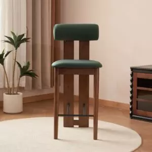 كرسي مرتفع هيبو - اخضر وبني