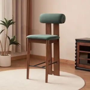 كرسي مرتفع هيبو - اخضر وبني