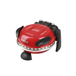 فرن بيتزا ديليزيا - 1200 واط - أحمر