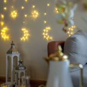 اضاءة زينة ستارة ريفا