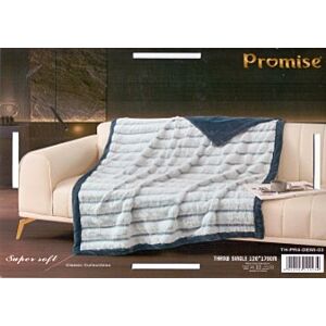 بطانية مفرد 120×170 فرو - ازرق