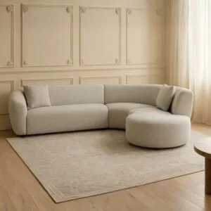 كنب زاوية ديڤانو كورڤو - بيج