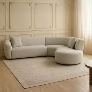 كنب زاوية ديڤانو كورڤو - بيج