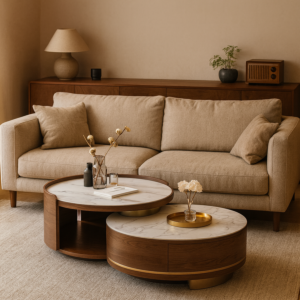 طاولة قهوة بارميلا - خشبي