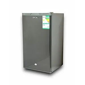 ثلاجة باب واحد جي في سي برو 86 لتر - فضي