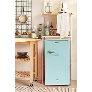 ثلاجة كلاسك جي في سي برو 86 لتر - اخضر فاتح