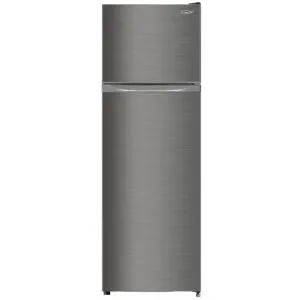 ثلاجة سوبر كلاسيك بباب مزدوج مع فريزر 168 لتر - فضي