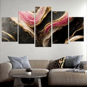 لوحه جدارية كانفس هارموني  - مقسمة - 5 قطع