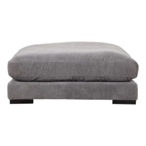 Tumble ottoman charcoal