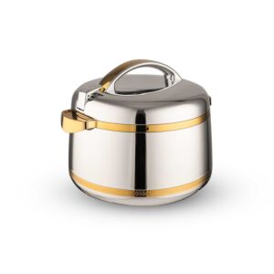 حافظة طعام غولدن فاير تايوان لون فضي وذهبي - سعة 4لتر