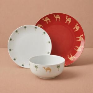 طقم صحون عشاء من مجموعة رمال - 12 قطعة