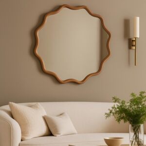 مرآة جدارية سيلارا - بني