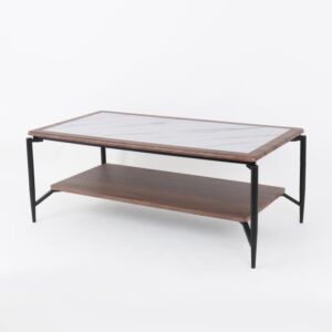 طاولة قهوة مستطيل بولوت - بني ومتعدد الالوان