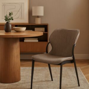 كرسي طعام الين - بني واسود