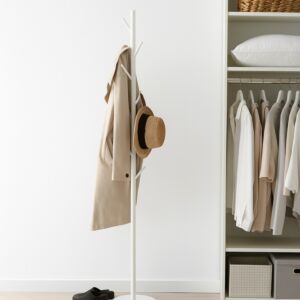 علاقة ملابس أرضية سيلا - أبيض