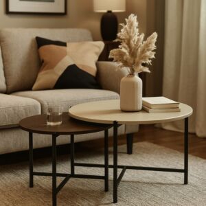 طقم طاولة قهوة قطعتين ديفا